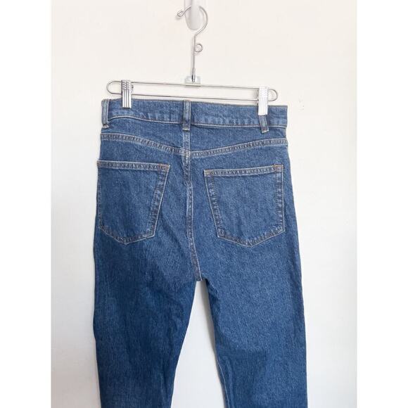 Reformation Jeans Womens 25 High Rise Straight Tapered Wash Huntington Flawed - Picture 3 of 8